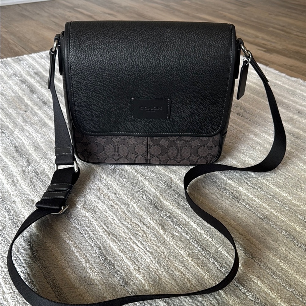Coach Black and Brown Men's Bag